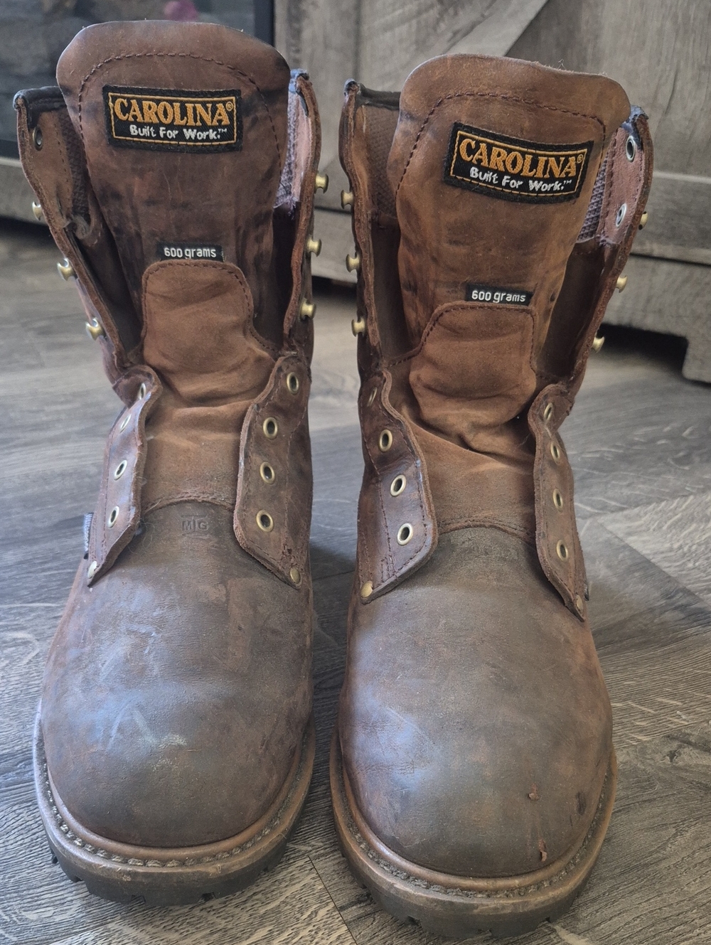 Carolina Men's Brown Leather Work Boots - Insulated